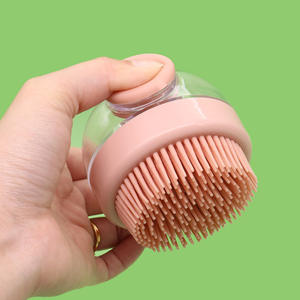 犬と猫のための卸売多機能ペットバスブラシ洗浄シャンプーディスペンサー猫と犬のためのグルーミングツール - Product Image 3