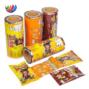 Rouleau de <span class=keywords><strong>film</strong></span> de sachet de feuille d'aluminium stratifiée imprimée sur mesure <span class=keywords><strong>Film</strong></span> de rouleau d'emballage en plastique de qualité alimentaire pour barre de chocolat Barre protéinée - Product Image 5