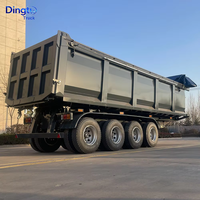 Semi-remorques benne en acier directement de l'usine chinoise pour le transport lourd de pierres et de minerai