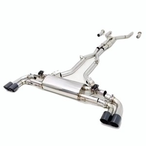 Tuyaux d'échappement en acier inoxydable sur mesure pour BMW X5M X6M 4.4T F95 F96 2019-2023, silencieux d'échappement Catback, 1:1 OEM Bolt-On - Product Image 2