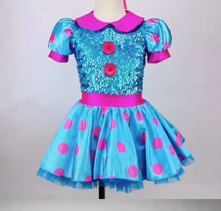 Abbigliamento da allenamento per la danza vestito da festa per bambini vestito da Tutu per ragazze stampa per bambini danza balletto tutu gonna costumi danza classica