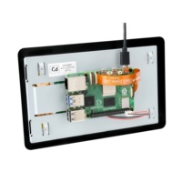 Layar Sentuh Resmi Raspberry Pi 7 inci 2 DSI Kapasitif IPS 720x1280 5-Titik Sentuh untuk Pi 5/4B