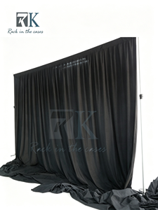Kit de telón de fondo resistente RK Heavy Duty Pipe and Drape para decoración de stands de ferias comerciales y bodas - Product Image 1