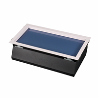 Panneau lumineux LED encastré pour plafond, ciel bleu artificiel intelligent, commande à distance par application, meilleur verre pour puits de lumière