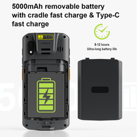 KINGTOP KP58H PDA portable haute performance de 5,45 pouces, Android 14, scanner 2D avec 64 Go de stockage en stock pour entrepôt et logistique