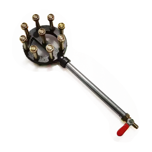 Bếp gas công nghiệp dùng gas, bật lửa bằng tay, áp suất trung bình, chất liệu đồng thau, 5/6/7/9/12/15/18/24 đầu đốt - Product Image 1