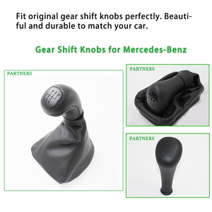 Pomo de Palanca de Cambios Ergonómico Ligero de Cuero Compatible con BMW <span class=keywords><strong>MINI</strong></span> de 5/6 Velocidades - Product Image 2