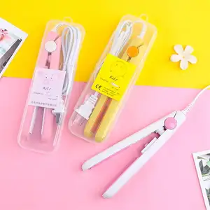 Mini Hair-Straightener Flat Iron, Hair Straightener Dry and Wet Thermostatic Electric Curling Iron Fashion Styling Tools/