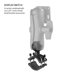 Vinmounts 2.25 Inch Ball Head Mount Tube Clamp Adjustable Computer <b>Stand</b> Heavy Duty Aluminium Alloy Rubber 360 Degree Rotating - Product Image 1