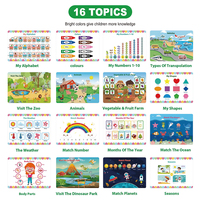 Livre d'activités d'apprentissage préscolaire Montessori avec 8 marqueurs de couleurs jouets d'apprentissage pour enfants en bas âge