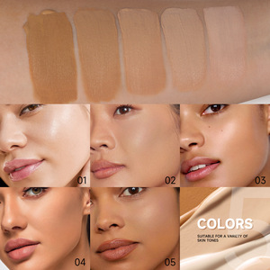 DEROL Light High Concealer Foundation Liquid 30ml BB Cream Thin Mist Liquid Foundation Long Lasting Makeup Milk Bottle Conceal - Product Image 4