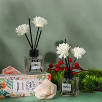 Diffuseurs de parfum d'ambiance de luxe à bâtonnets, Osmanthus Jasmin, Huile Essentielle Naturelle, Mini 50ml
