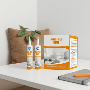 <span class=keywords><strong>Colle</strong></span> polyuréthane multi-usages de qualité générale pour la construction de miroirs et le travail du bois (sans clous) - Product Image 1