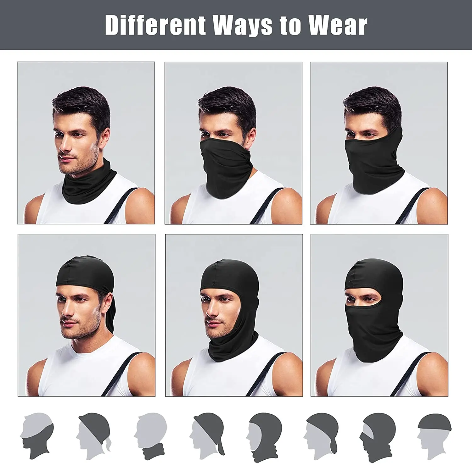 ski mask balaclava custom logo face mask face Cover 1 hole balaclava