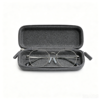 Étui à lunettes en feutre personnalisé avec logo, pliable, durable, écologique, léger, avec fermeture éclair, portable, facile à nettoyer