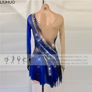 Qianliuhuo — robe de Skate pour filles, tenue de Rave, vêtement de danse latine, pour salle de bal, fêtes - Product Image 3