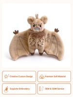 Porte-clés en peluche de coton personnalisé, motif dessin animé, mignon et tendance, jouet en peluche doux, breloque de sac, cadeau promotionnel, 15 cm, unisexe