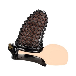 Jaula de Castidad de Malla Metálica, Candado Mágico para Pene, Acero Inoxidable, Juguetes BDSM para Adultos, para Hombre - Product Image 1