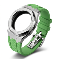 Lionorm FKM Gummi-Uhrenarmband mit Edelstahl-Uhrengehäuse für AP-swatch Royal Pop Luxus-Mod-Kit Sport-Armband
