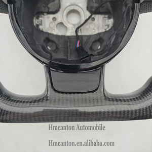 Volante Deportivo de Fibra de Carbono y Cuero Perforado para Audi A3 A4L A5 A6L A7 Q3 Q5, en Oferta - Product Image 3