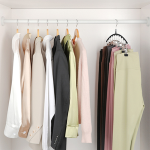 Organizzatore per Leggings da <span class=keywords><strong>Donna</strong></span> in Metallo con 10 Clip, Appendiabiti per <span class=keywords><strong>Pantaloni</strong></span> Yoga da Armadio - Multifunzionale, Personalizzabile in Dimensioni e Colore, Materiale PVC - Product Image 5