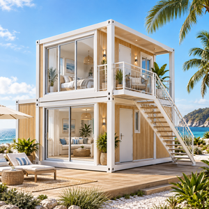 Casa Contenedor de Acero Móvil de 4 Dormitorios Completamente Equipada, Expandible de 20/40 pies con Terraza, Diseño Moderno, 2 Años de Garantía - Product Image 2