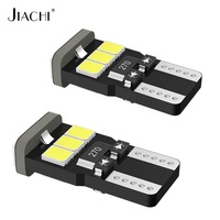 JiaChi Factory PriceBright Lampe de lecture de plaque d'immatriculation 100PCS Dc12v Lampe dôme intérieure blanche 9smd T10 W5W Phare antibrouillard