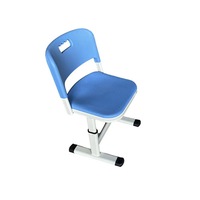 Meubles scolaires modernes en plastique PP pour bureau et chaise individuels - Écologiques, empilables, durables pour l'école, la chambre et le salon