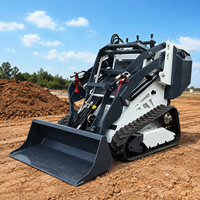 Livraison gratuite, prix bas, mini-chargeuse sur chenilles de 500 kg, Kubota Diesel CE EPA EURO5 pour ferme et jardin