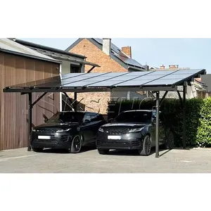 Kseng design moderno in alluminio baldacchino solare kit casa Pv carport struttura impermeabile 10kw carport solare