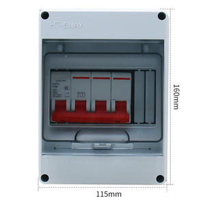 Boîtier étanche avec interrupteur à air (par défaut Delixi, d'autres marques peuvent être personnalisées) + boîtier étanche 5 circuits - Product Image 2