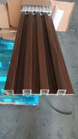 Panneau mural en PVC de qualité E0, panneau mural cannelé pour villas de luxe, directement de l'usine
