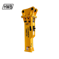 Marteau hydraulique de démolition de type boîte supérieure SB43 pour excavatrices de 6 à 9 tonnes, accessoires PC70 PC78