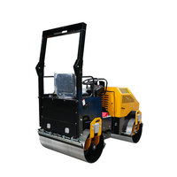 Rouleau compresseur hydraulique vibrant professionnel pour l'exportation, 2,0 tonnes, pour le compactage du sol et de l'asphalte, avec garantie