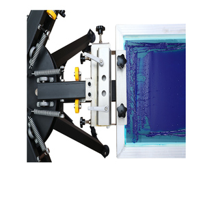 6 Station Silk Screening <strong>Screen</strong> <strong>Print</strong> Press Machine 6 Color Micro-Registration New Condition Cloth Printer with Plate Type - Product Image 6