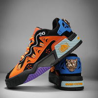Baskets montantes de luxe pour hommes Mocassins mode respirants Chaussures de course à lacets pour hommes