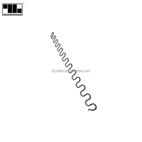 Ressort en spirale en acier au carbone de haute qualité, 3,8 mm, 680 mm, 16 boucles, plat, en zigzag, pour meubles, canapé, chaise, extension