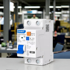 NXBLE-63YH เบรกเกอร์ขนาดเล็ก3P 4P 6A/10A/16A/32A/40A/63A RCBO สำหรับใช้ในอุตสาหกรรม - Product Image 1