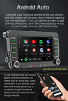 BQCC Toptan OEM 7" Carplay Android Radyo AM RDS FM Ekran Video Volkswagen Polo Tiguan Passat B6 CC Golf 5 Amarok Fabia için