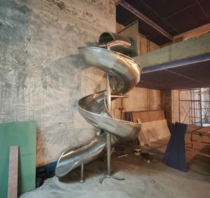 Glissière à support rond glissière de <span class=keywords><strong>piscine</strong></span> en acier inoxydable glissière de <span class=keywords><strong>Tunnel</strong></span> en Tube en acier inoxydable pour enfants et adultes - Product Image 1