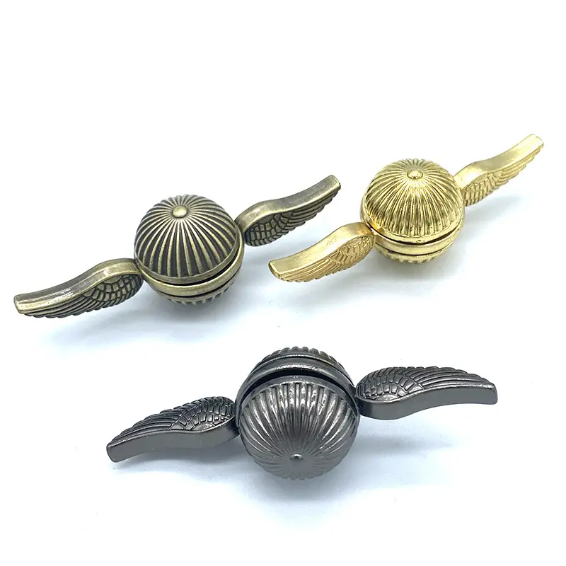 Golden Snitch Fidget Spinner Anti-Stress Fidget Toy Finger Dynamic Changing Gyro Stress Anxiety ADHD Relief Fidget Toy