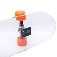 Fabricant Chine 85X25Cm Skateboard en acrylique Skateboards modernes en acrylique Plateau pour décoration Décoration intérieure Luxe