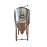 Réservoir de fermentation de bière en acier inoxydable 1000L 2000L 304 316 pour équipement de brassage de bière