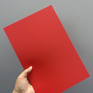 แผ่นพลาสติกสีพีวีซี A4 หนา 0.3-0.5 มม. สีทึบแสง แดง เหลือง ดำ ขาว เทา สำหรับงาน DIY และการแปรรูป - Product Image 2