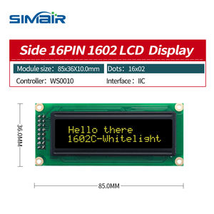 SIMAIR ooled символьный дисплей WEH001602C модуль с коробкой IIC - Product Image 3