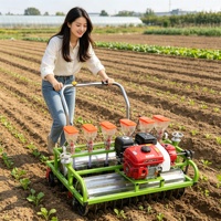 Semoir et fertiliseur manuel combinés pour maïs, soja et légumes – Solution pour petites exploitations agricoles