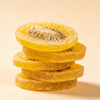 Groothandel Zoete Gedroogde Kiwi Fruitplakjes Snack AD Proces Kubus Plakjes Snack Zoete Smaak 1kg Verpakking