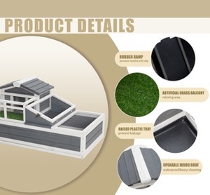 [Noi pronto Stock] Habitat della casa di tartaruga di 3 stanze con balcone in erba e <span class=keywords><strong>2</strong></span> piani interno/esterno grande gabbia per rettili
