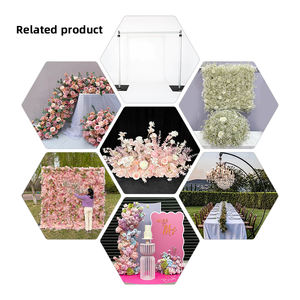 Fine Real Touch White Silk Rose Flower Runner Artificial Pink Orchid Flower Runner Decoración Road Guide - Product Image 5