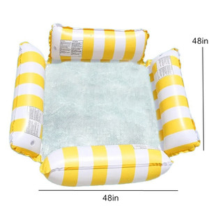 Men Women <b>Inflatable</b> Pool <b>Floats</b> <b>Float</b> Rafts Water Hammock for Summer Outdoor Indoor Pool Lounge <b>Inflatable</b> <b>Floats</b> Water Hammock - Product Image 2